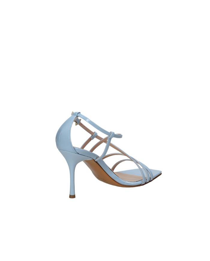 Albano 5396 Sandalo alto con tallone in vernice Celeste Albano 5396 Sandalo alto con tallone in vernice Celeste
