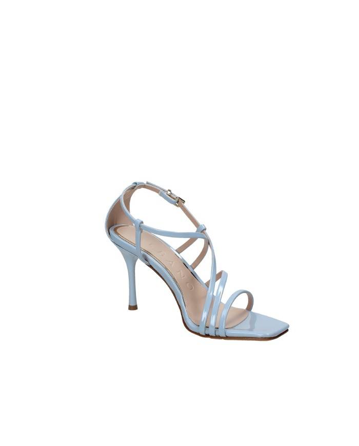 Albano 5396 Sandalo alto con tallone in vernice Celeste Albano 5396 Sandalo alto con tallone in vernice Celeste
