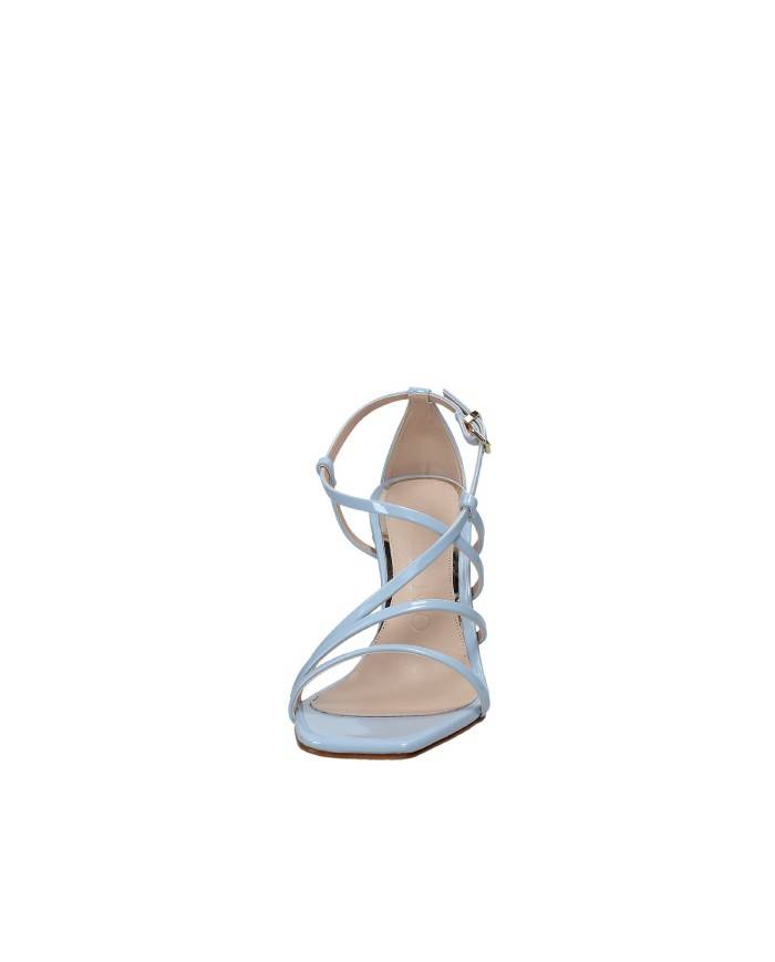 Albano 5396 Sandalo alto con tallone in vernice Celeste Albano 5396 Sandalo alto con tallone in vernice Celeste