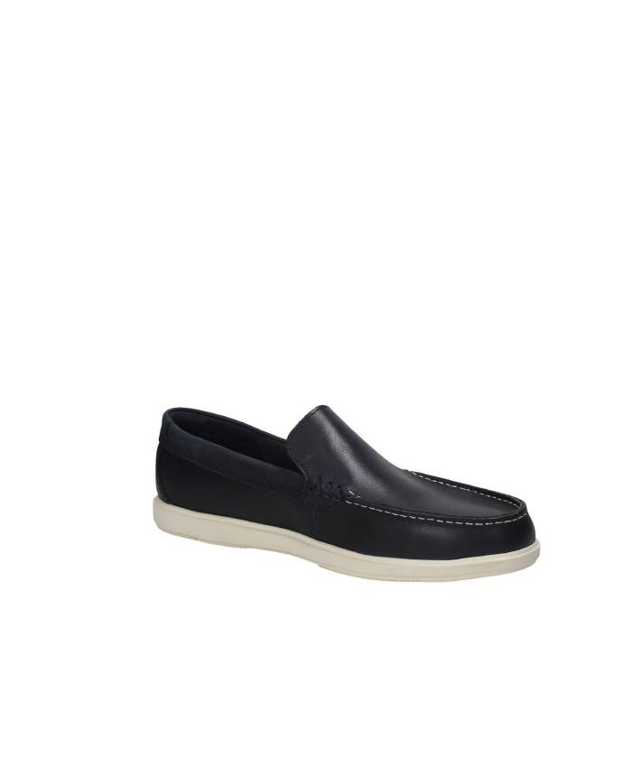 Clarks Bratton Loafer Mocassino leggero in pelle Blu Clarks Bratton Loafer Mocassino leggero in pelle Blu