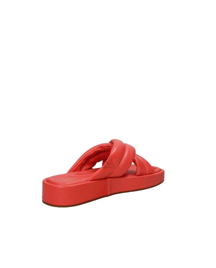 Clarks Alda Glide Sandalo con zeppa in nappa Corallo Clarks Alda Glide Sandalo con zeppa in nappa Corallo