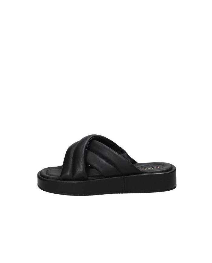 Clarks Alda Glide Sandalo con zeppa in nappa Nero Clarks Alda Glide Sandalo con zeppa in nappa Nero