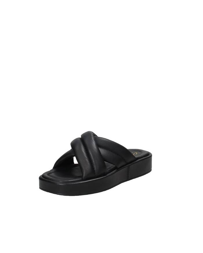 Clarks Alda Glide Sandalo con zeppa in nappa Nero Clarks Alda Glide Sandalo con zeppa in nappa Nero