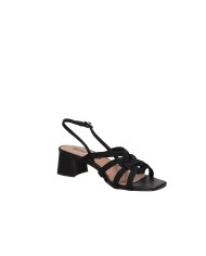 Bibi Lou 857z94hg Sandalo in pelle e tessuto Nero Bibi Lou 857z94hg Sandalo in pelle e tessuto Nero