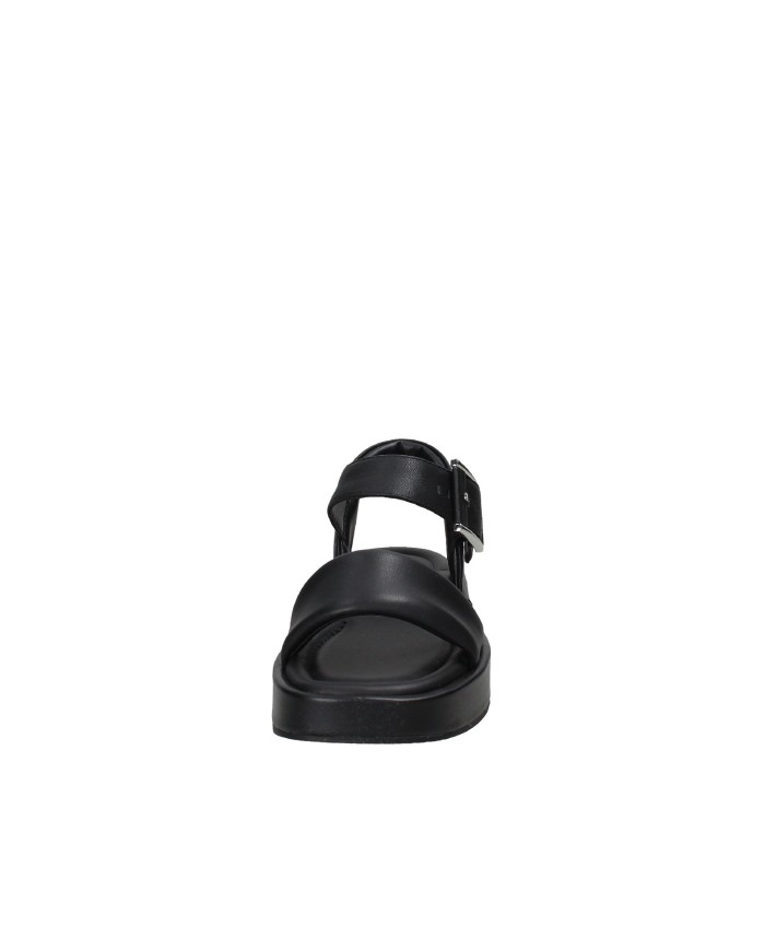 Clarks Alda Strap Sandalo con zeppa piatta in nappa Nero Clarks Alda Strap Sandalo con zeppa piatta in nappa Nero