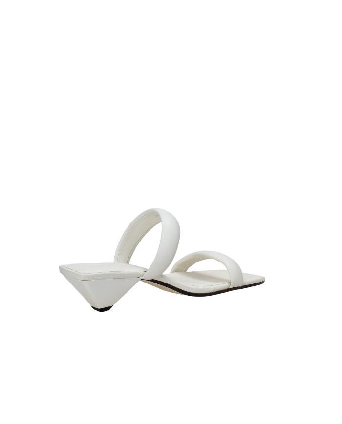 JVAM Cody 37788 Sandalo scalzato con due fasce imbottite Off White