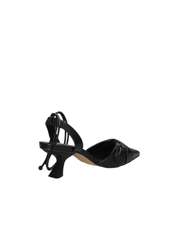 Carrano 690007 Décolleté slingback con laccio alla caviglia in pelle Nero Carrano 690007 Décolleté slingback con laccio alla caviglia in pelle Nero