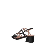 Bibi Lou 695z00vk Sandalo con tacco in pelle raso e strass Nero