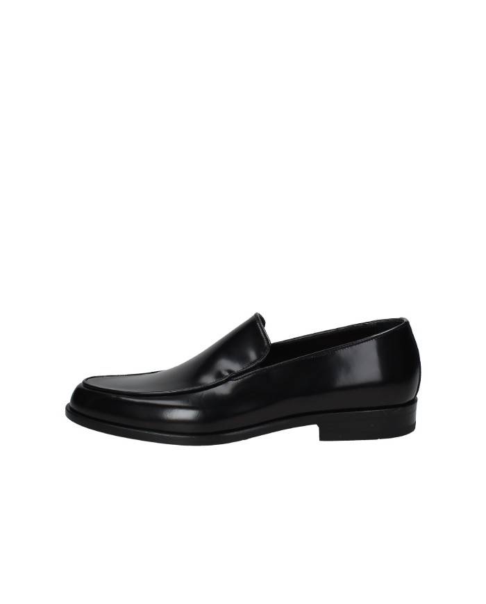 Rossi 1416 Mocassino classico liscio in pelle spazzolata Nero Rossi 1416 Mocassino classico liscio in pelle spazzolata Nero