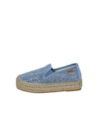 Vidorreta 06300 Espadrilla platform piatto in corda Azzurro Vidorreta 06300 Espadrilla platform piatto in corda Azzurro