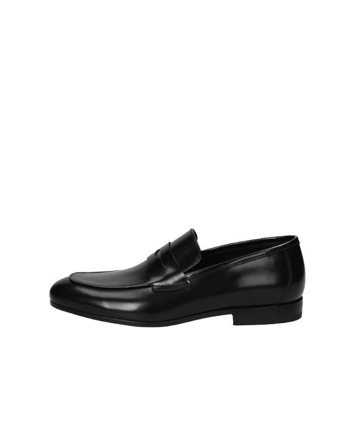 Rossi 1464.M Mocassino classico in pelle spazzolata Nero Rossi 1464.M Mocassino classico in pelle spazzolata Nero