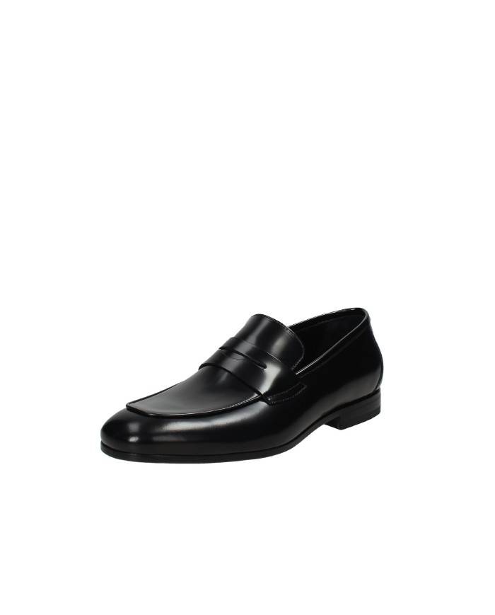 Rossi 1464.M Mocassino classico in pelle spazzolata Nero Rossi 1464.M Mocassino classico in pelle spazzolata Nero