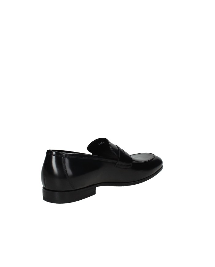 Rossi 1464.M Mocassino classico in pelle spazzolata Nero Rossi 1464.M Mocassino classico in pelle spazzolata Nero