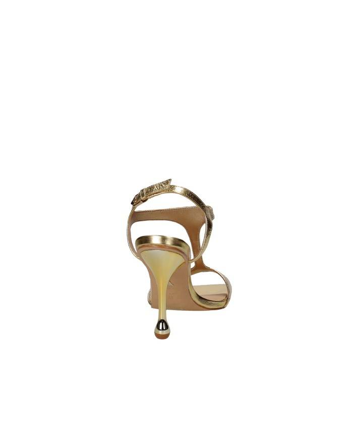 Carrano 804003 Sandalo tacco a spillo in laminato Oro