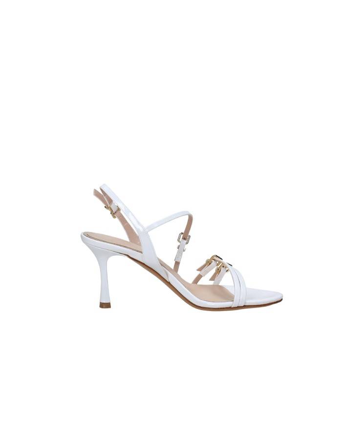 Albano 5374 Sandalo nude look con cinturini Bianco Albano 5374 Sandalo nude look con cinturini Bianco