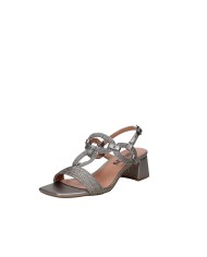 Bibi Lou 856z94hg Sandalo con tacco a blocchetto in pelle Canna di fucile