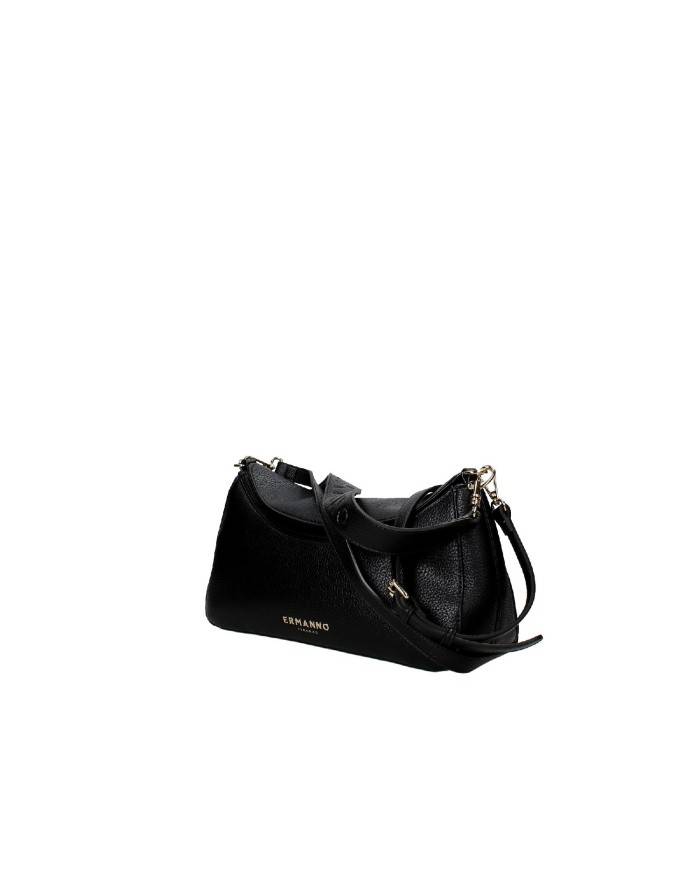 Ermanno Scervino 12401863 Borsa media a spalla e tracolla in ecopelle Nero
