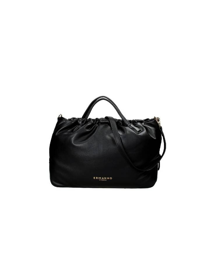 Ermanno Scervino 12401870 Borsa large a mano e tracolla in ecopelle Nero Ermanno Scervino 12401870 Borsa large a mano e tracolla in ecopelle Nero