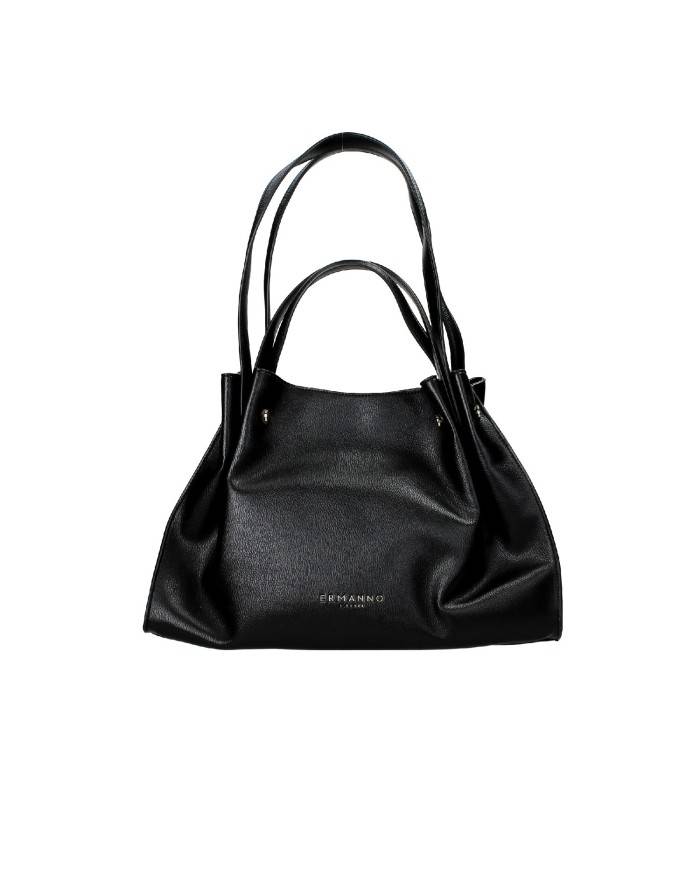 Ermanno Scervino 12401840 Borsa shopper bag doppio manico in ecopelle Nero Ermanno Scervino 12401840 Borsa shopper bag doppio manico in ecopelle Nero