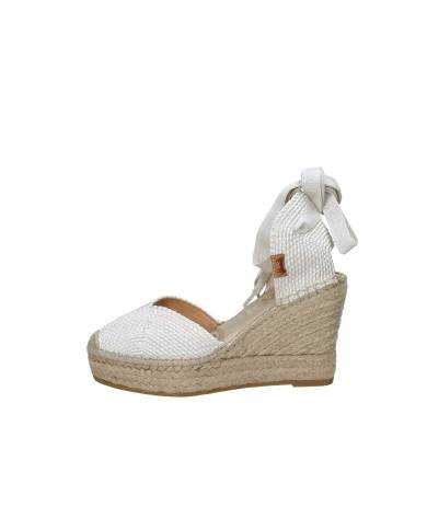 Vidorreta 27900 Espadrillas alta con zeppa e laccio Panna Vidorreta 27900 Espadrillas alta con zeppa e laccio Panna