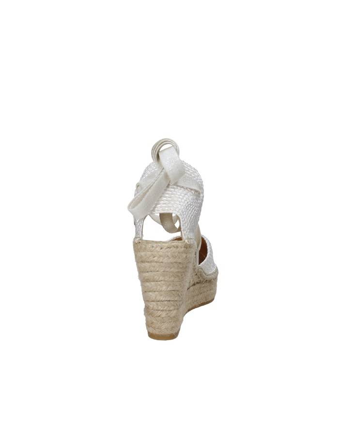 Vidorreta 27900 Espadrillas alta con zeppa e laccio Panna Vidorreta 27900 Espadrillas alta con zeppa e laccio Panna