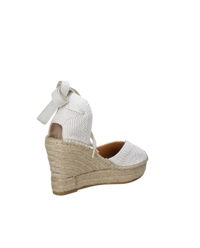 Vidorreta 27900 Espadrillas alta con zeppa e laccio Panna Vidorreta 27900 Espadrillas alta con zeppa e laccio Panna