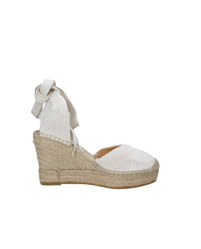 Vidorreta 27900 Espadrillas alta con zeppa e laccio Panna Vidorreta 27900 Espadrillas alta con zeppa e laccio Panna