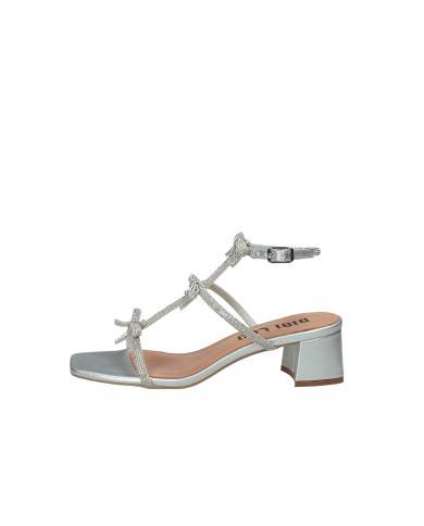 Bibi Lou 847z00hg Sandalo con tacco in pelle Argento Bibi Lou 847z00hg Sandalo con tacco in pelle Argento