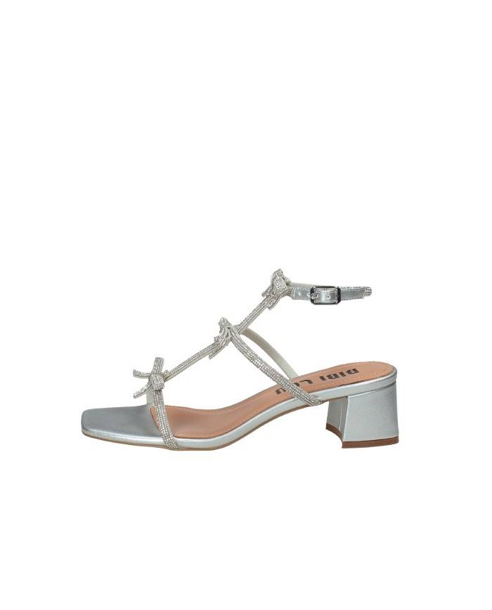 Bibi Lou 847z00hg Sandalo con tacco in pelle Argento Bibi Lou 847z00hg Sandalo con tacco in pelle Argento