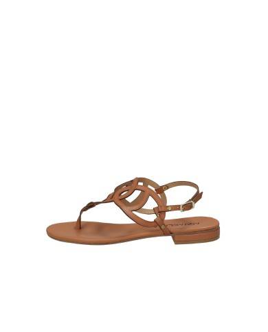 Aquaclara Forge Sandalo infradito in pelle Tan Aquaclara Forge Sandalo infradito in pelle Tan