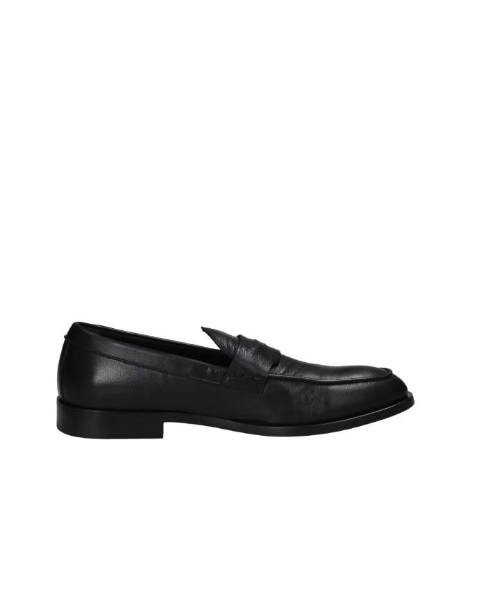Rossano Bisconti 689-03 Mocassino classico in pelle Nero