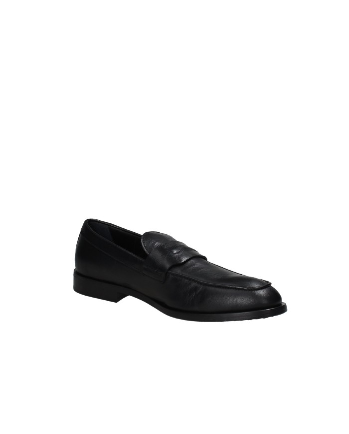 Rossano Bisconti 689-03 Mocassino classico in pelle Nero