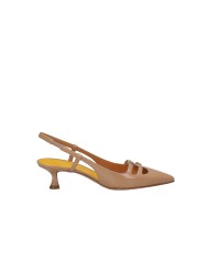 Mara Bini U307 Décolleté slingback Mary Jane in vernice Nude