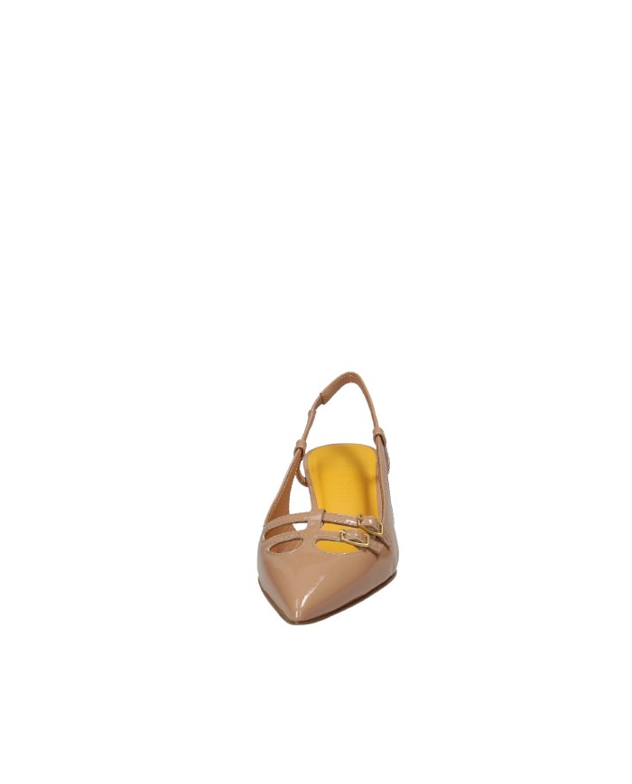 Mara Bini U307 Décolleté slingback Mary Jane in vernice Nude
