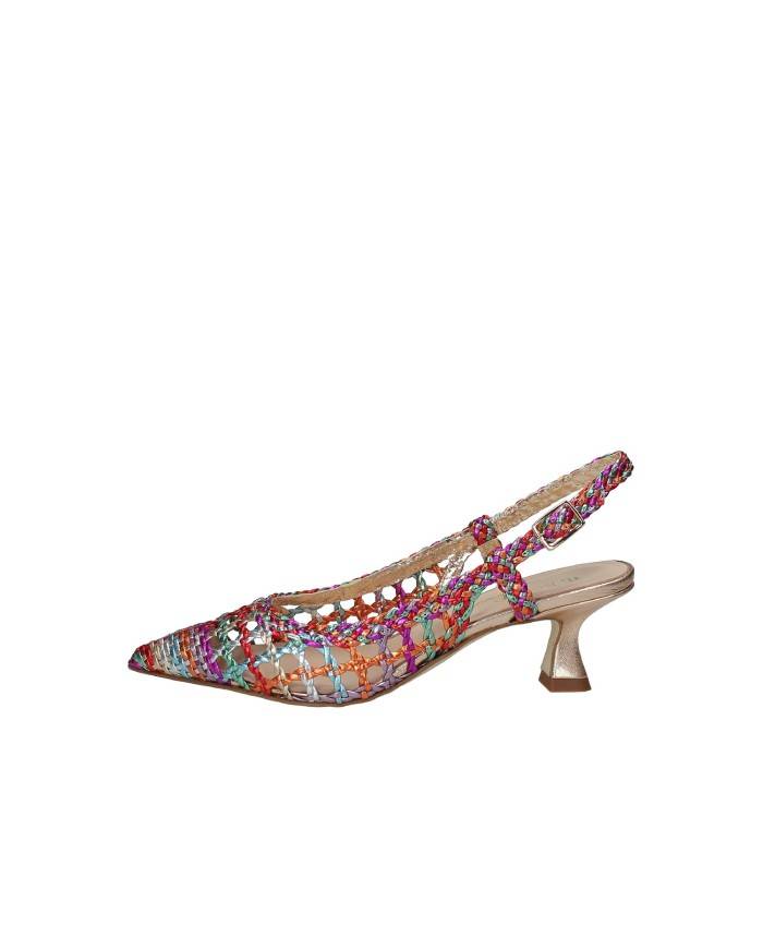 Il Borgo Firenze 1513 Décolleté slingback in pelle intrecciata Multi Color Il Borgo Firenze 1513 Décolleté slingback in pelle intrecciata Multi Color