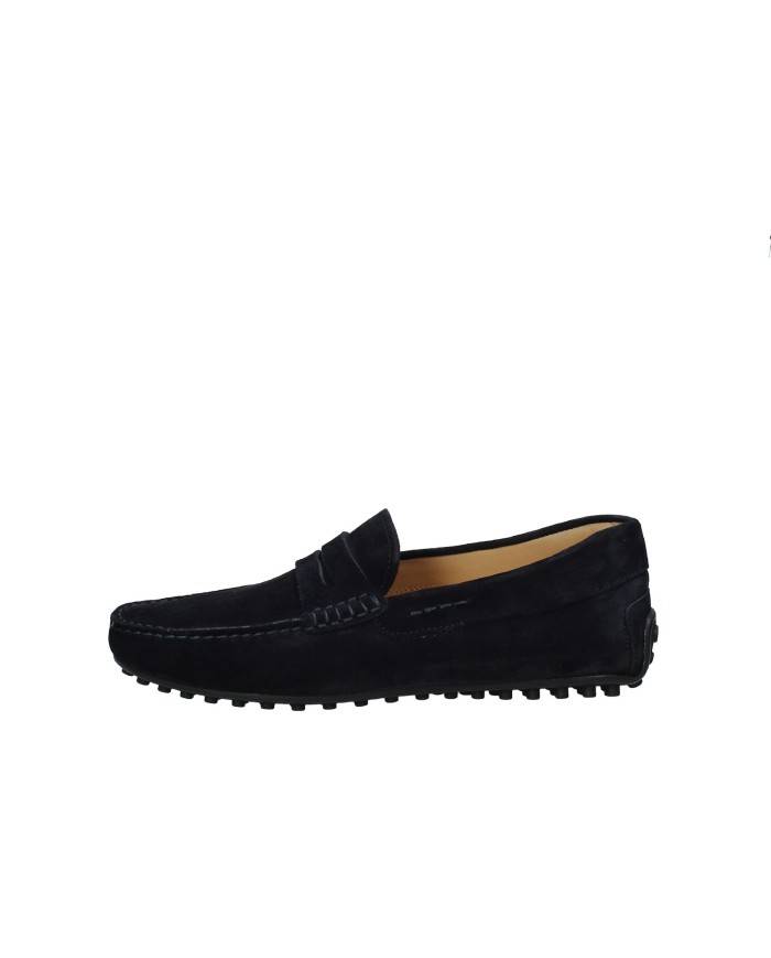 Rossano Bisconti 562-02 Mocassino uomo carshoes in camoscio Blu Rossano Bisconti 562-02 Mocassino uomo carshoes in camoscio Blu