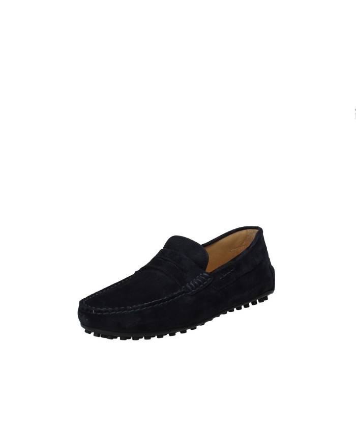 Rossano Bisconti 562-02 Mocassino uomo carshoes in camoscio Blu Rossano Bisconti 562-02 Mocassino uomo carshoes in camoscio Blu
