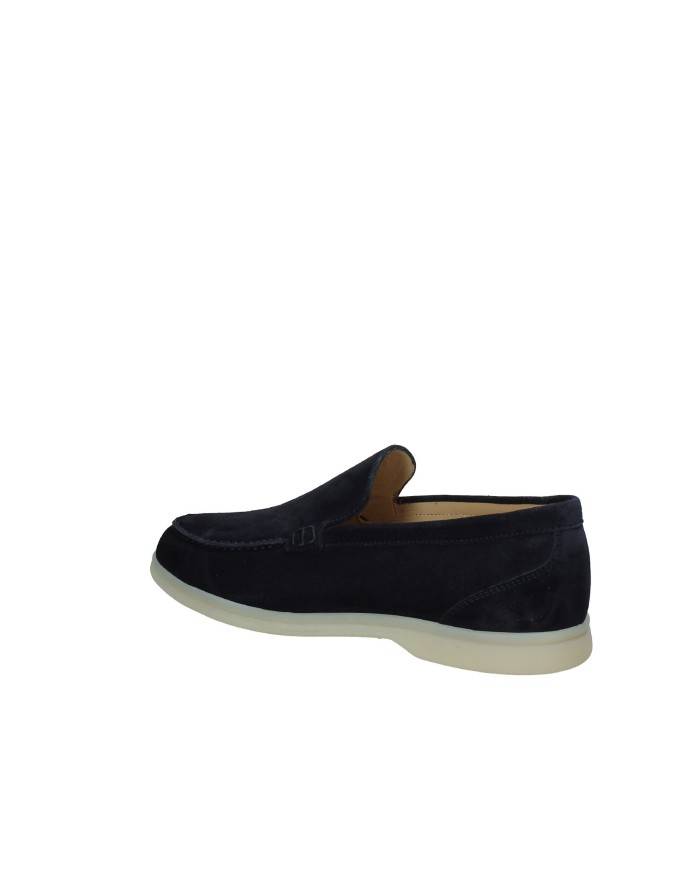 Rossano Bisconti 358-12 Mocassino in camoscio Blu