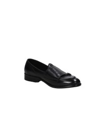 JP David 58548 Mocassino uomo chiusura doppia fibbia in pelle Nero