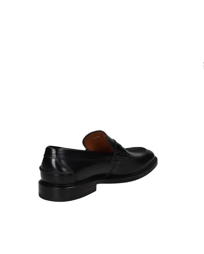 Rossi 1417 Mocassino classico liscio in pelle spazzolata Nero Rossi 1417 Mocassino classico liscio in pelle spazzolata Nero