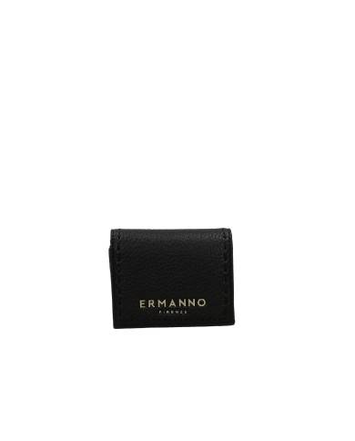 Ermanno Scervino 12600372 Portafogli donna piccolo  in ecopelle martellata Nero
