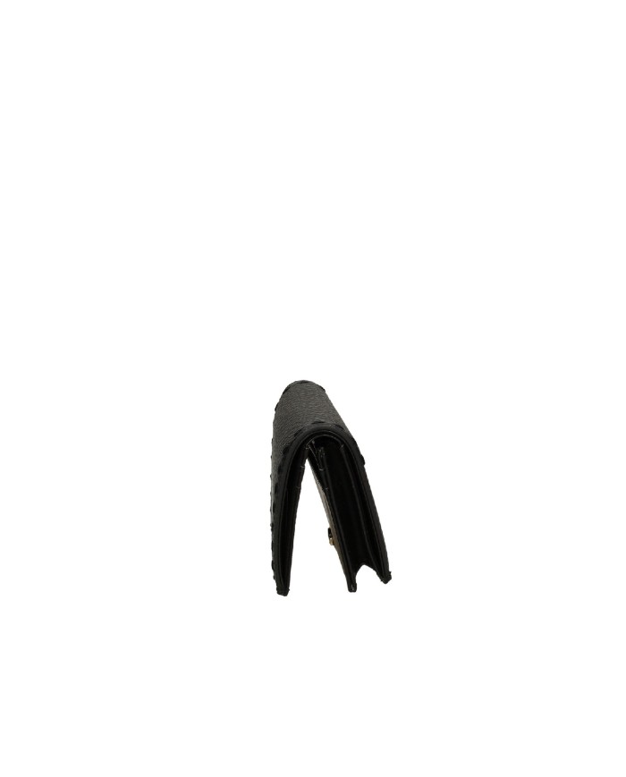 Ermanno Scervino 12600372 Portafogli donna piccolo  in ecopelle martellata Nero Ermanno Scervino 12600372 Portafogli donna piccolo  in ecopelle martellata Nero