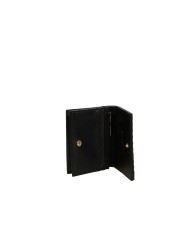 Ermanno Scervino 12600372 Portafogli donna piccolo  in ecopelle martellata Nero Ermanno Scervino 12600372 Portafogli donna piccolo  in ecopelle martellata Nero