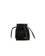 Albano Borse a1074 Borsetta a mano e spalla in rete di strass Nero Albano Borse a1074 Borsetta a mano e spalla in rete di strass Nero