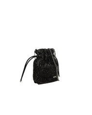 Albano Borse a1074 Borsetta a mano e spalla in rete di strass Nero Albano Borse a1074 Borsetta a mano e spalla in rete di strass Nero