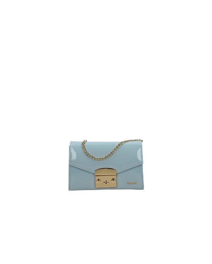 Albano Borse 1057 Borsetta a tracolla in vernice Celeste Albano Borse 1057 Borsetta a tracolla in vernice Celeste