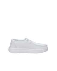 Hey Dude Shoes Wendy Rise Perf Canvas 436.100 Mocassino da donna in cotone Bianco
