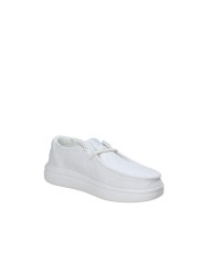 Hey Dude Shoes Wendy Rise Perf Canvas 436.100 Mocassino da donna in cotone Bianco