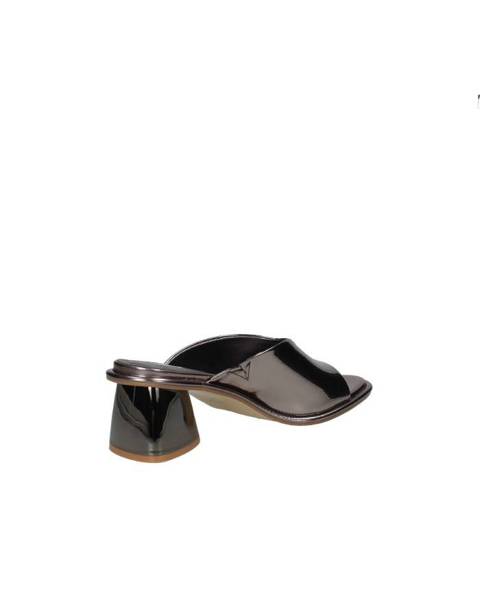 Jeannot 561.U Sandalo scalzato in specchio Acciaio