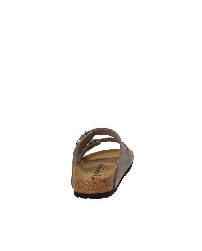 Birkenstock Arizona.1027026 Sandalo arizona BS in pelle oleata Acciaio Birkenstock Arizona.1027026 Sandalo arizona BS in pelle oleata Acciaio